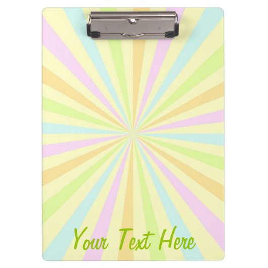 Personalisierte Spinning Wheels Klemmbrett (Vorderseite)