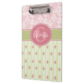 Personalisierte Spitzen- und Englischgarten Klemmbrett (Links)