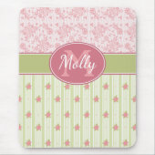 Personalisierte Spitzen- und Englischgarten Mousepad (Vorne)