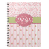 Personalisierte Spitzen- und Englischgarten Notizblock (Vorderseite)