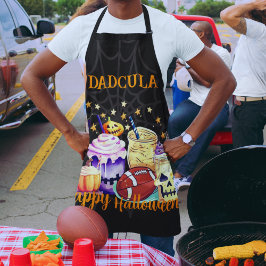 Personalisierte Spookie für Sportfans Halloween Mä Schürze