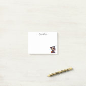 Personalisierte Spooky Halloween Post-It-Notes Post-it Klebezettel (Auf Schreibtisch)