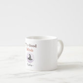 Personalisierte Spooky-Süßigkeiten - Halloween Espressotasse (Vorderseite Rechts)