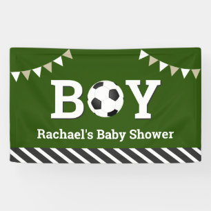 Personalisierte Sport-Jungen-Fußball-Baby-Party Banner