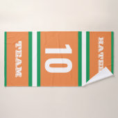 Personalisierte Sportarten/ Fußball/ Baseball/ Fuß Badehandtuch (Badehandtuch)