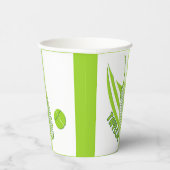 Personalisierte Sportarten mit Namen Tennis Pappbecher (Rechts)