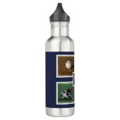 Personalisierte SPORTBALLS Benutzerdefinierte Vorl Edelstahlflasche (Links)