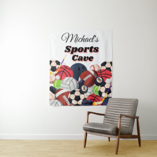 PERSONALISIERTE SPORTKARTE FÜR JEDES ZIMMER WANDTEPPICH