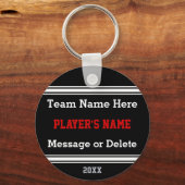 Personalisierte sportliche Schlüsselanhänger IHREN (Rückseite)