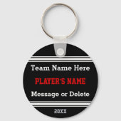 Personalisierte sportliche Schlüsselanhänger IHREN (Rückseite)