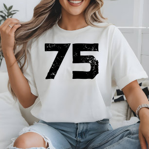 Personalisierte Sportnummer College-Football-Spiel T-Shirt
