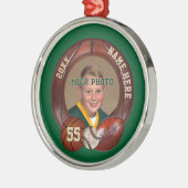 Personalisierte Sportschmuck Ihr FOTO, TEXT Ornament Aus Metall (Links)