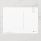 Personalisierte Sprechblase Spaß Retro Comic Buch Postkarte (Rückseite)