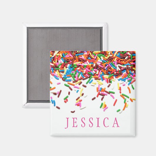 Personalisierte Sprinklen Magnet (Vorderseite/Rückseite)