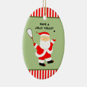 personalisierte Squash-Sportarten Keramik Ornament (Rechts)