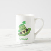 Personalisierte St Patrick Porzellantasse (Rechts)