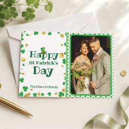 Personalisierte St. Patrick's Day Foto Card Einladung