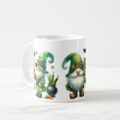 Personalisierte St. Patrick's Day Leprechauns Kera Kaffeetasse (Vorderseite Links)