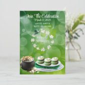 Personalisierte St. Patrick's Day-Party Einladung (Stehend Vorderseite)