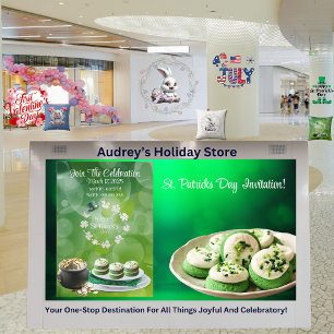Personalisierte St. Patrick's Day Party-Einladung Einladung