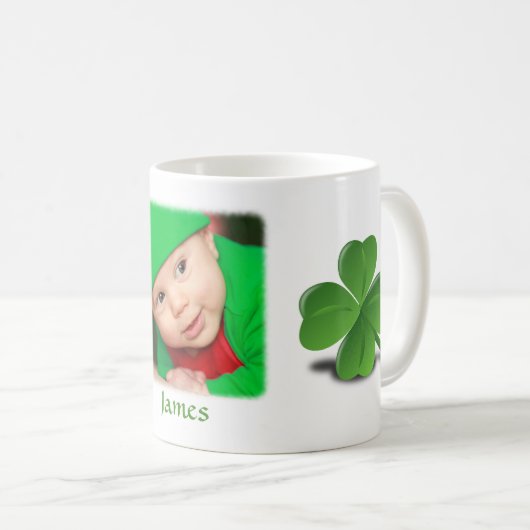 Personalisierte St. Patricks Day Tasse Fotos (VorderseiteRechts)