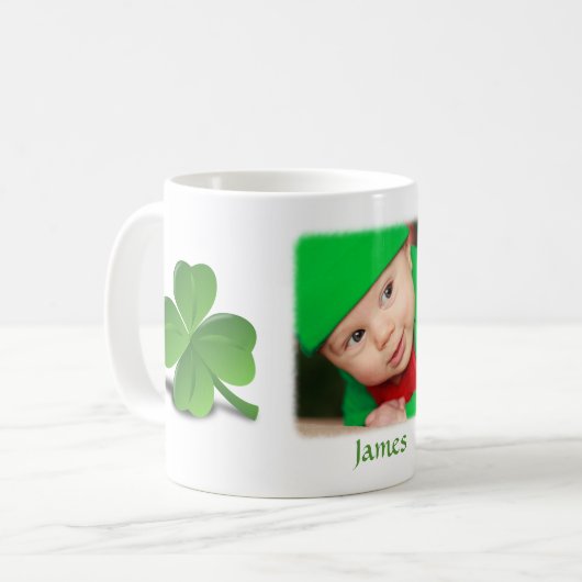 Personalisierte St. Patricks Day Tasse Fotos (Vorderseite Links)