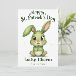 Personalisierte St. Patrick's Day-Urlaubskarte Feiertagskarte