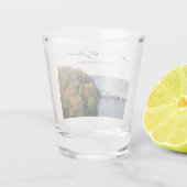 Personalisierte Staat-Hochzeit des verhungerten Ro Schnapsglas (Rückseite)