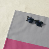 Personalisierte Stadt-Frau Strandtuch (Beispiel)