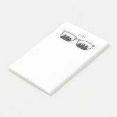 Personalisierte Stadt-u. Post-it Klebezettel (angewinkelt)