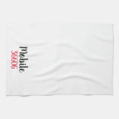 Personalisierte Stadt und Zip Küchentücher (Horizontal)