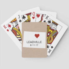 Personalisierte Stadtspielkarten Colorados Spielkarten