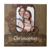 Personalisierte Stahlbildvorlage Fliese (Vorderseite)