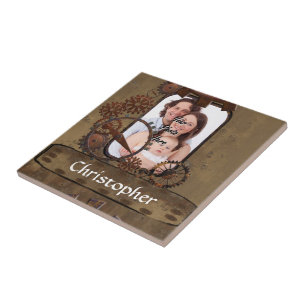 Personalisierte Stahlbildvorlage Fliese