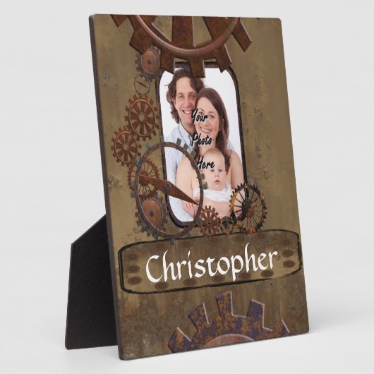 Personalisierte Stahlbildvorlage Fotoplatte (Seite)