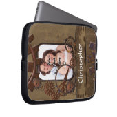 Personalisierte Stahlbildvorlage Laptopschutzhülle (Vorne Rechts)