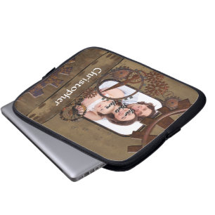 Personalisierte Stahlbildvorlage Laptopschutzhülle