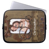 Personalisierte Stahlbildvorlage Laptopschutzhülle (Vorderseite)