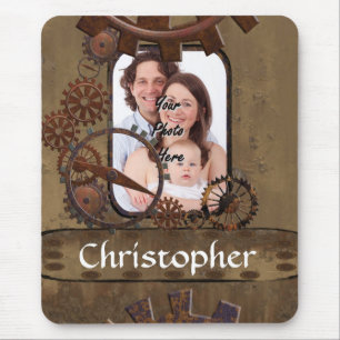 Personalisierte Stahlbildvorlage Mousepad