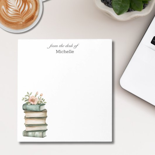 Personalisierte Stapel mit dem Namen Notepad Notizblock