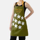 Personalisierte Star Chef Olive Schürze Orange Gur (InSitu)