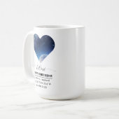 Personalisierte Star Karte: Feiern Sie Ihre Sonder Kaffeetasse (Vorderseite Links)