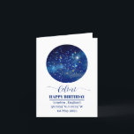 Personalisierte Star Map Karte: Ihr Special Night  Feiertagskarte<br><div class="desc">Personalisierte Star Map Faltkarte für den Urlaub: Feiern Sie Ihr Sonderdatum _____________________________________ Feiern Sie die schönsten Momente des Lebens mit einem wirklich einzigartigen und persönlichen Geschenk! Unsere Personalisierte Star Map Falted Holiday Card erfasst wunderbar die genaue Anordnung der Sterne an einem Datum und Ort, der für Sie eine besondere Bedeutung...</div>