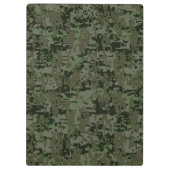 Personalisierte Star Stencil Vintage digitale Camo Klemmbrett (Rückseite)