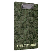 Personalisierte Star Stencil Vintage digitale Camo Klemmbrett (Rechts)