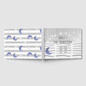 Personalisierte Star- und Moon Themed Kinderdusche Gästebuch (Voll)