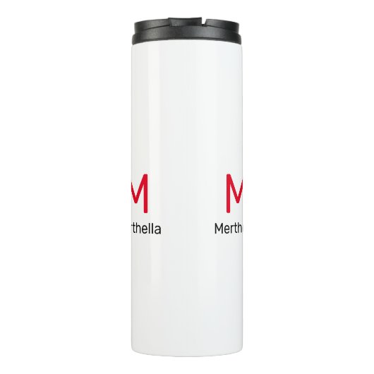 Personalisierte STARKE COURAGEOUS FRAU Christlich Thermosbecher (Rückseite)