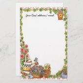 Personalisierte Stationäre Briefpapier (Vorne/Hinten)