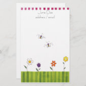 Personalisierte Stationäre Briefpapier (Vorne/Hinten)