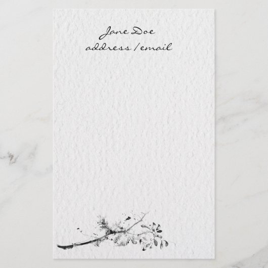 Personalisierte Stationäre Briefpapier (Vorderseite)